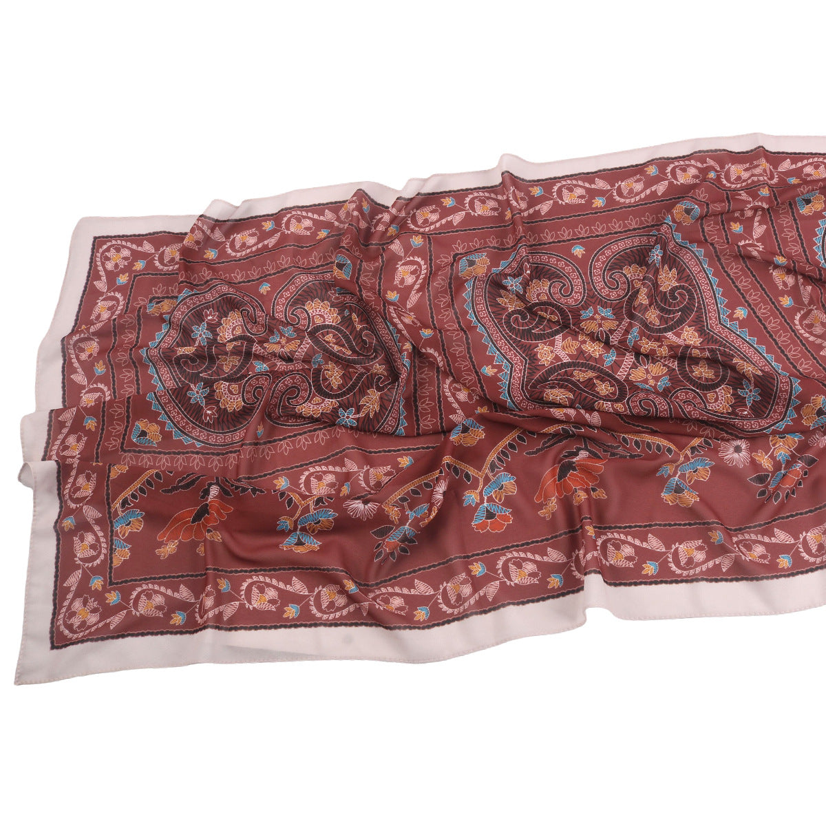 wj054 Printed breathable soft hijab