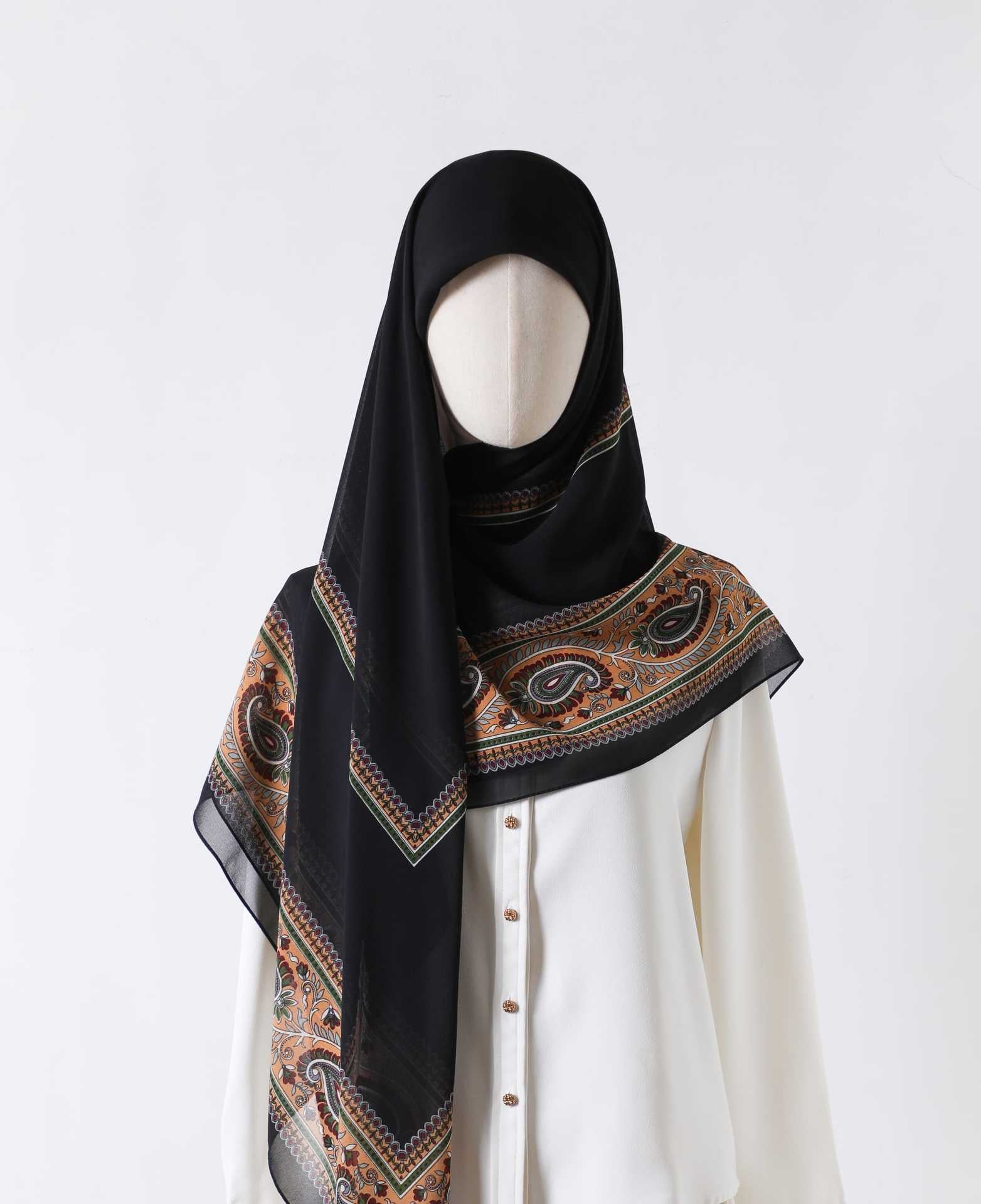 130 crystal chiffon 01 130*130cm Chiffon Scarf Silk Printed Sunscreen Scarf