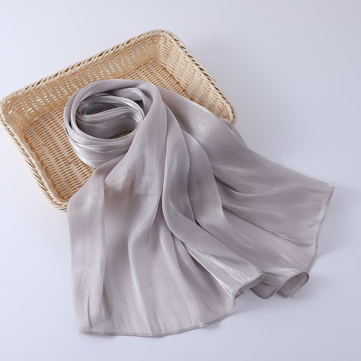 G690 Bright silk fabric breathable cool hijab