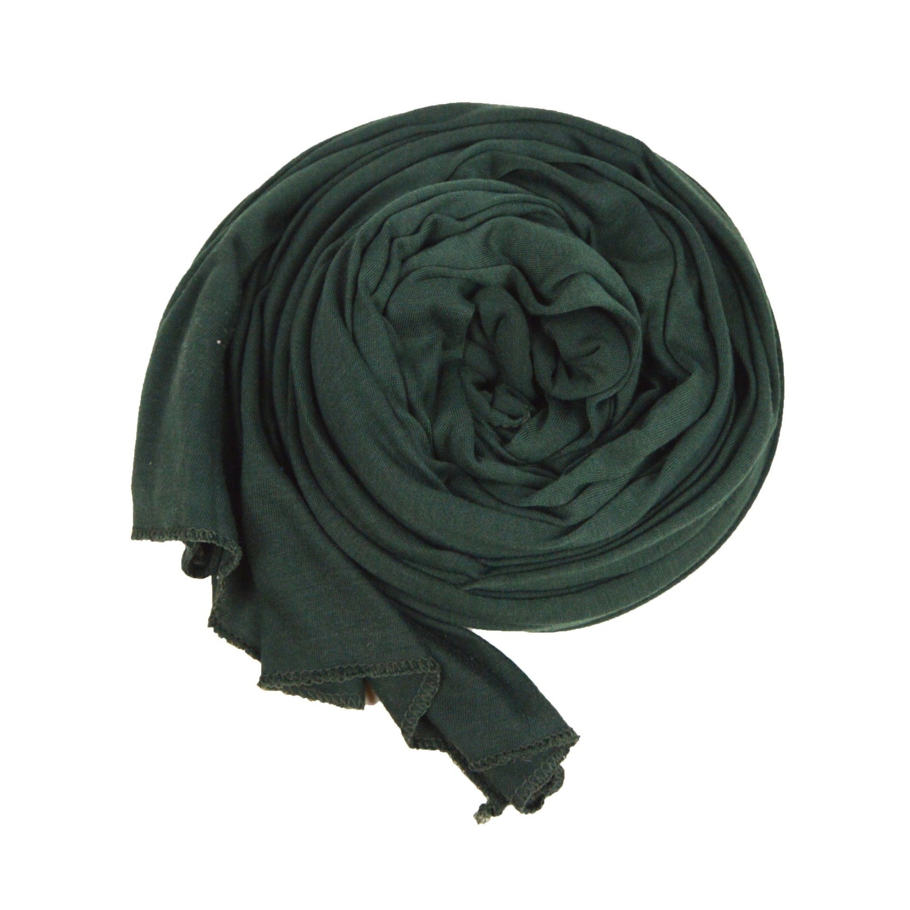 YS007 Gorro con bufanda de color liso modal