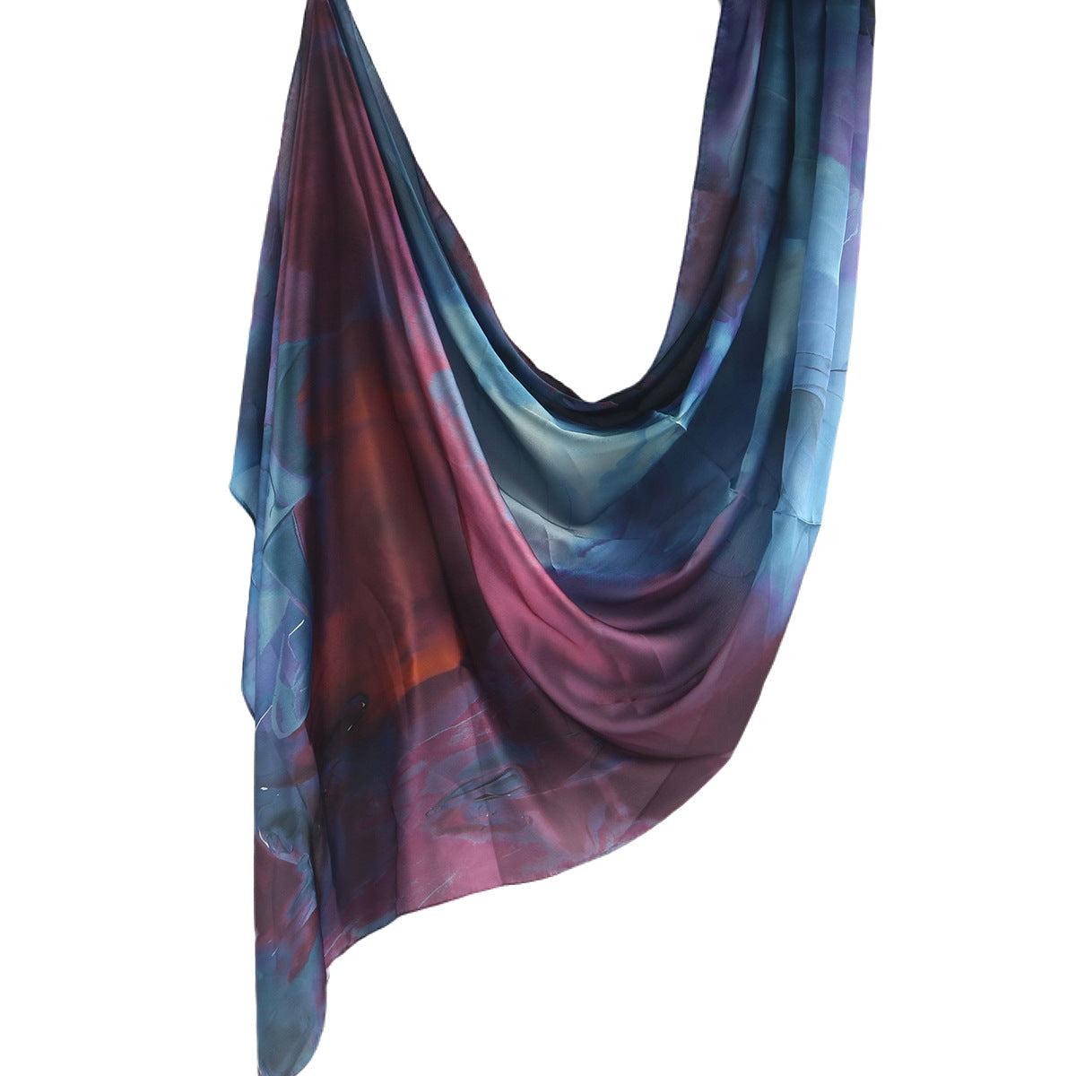WJ003 Silk printed hijab