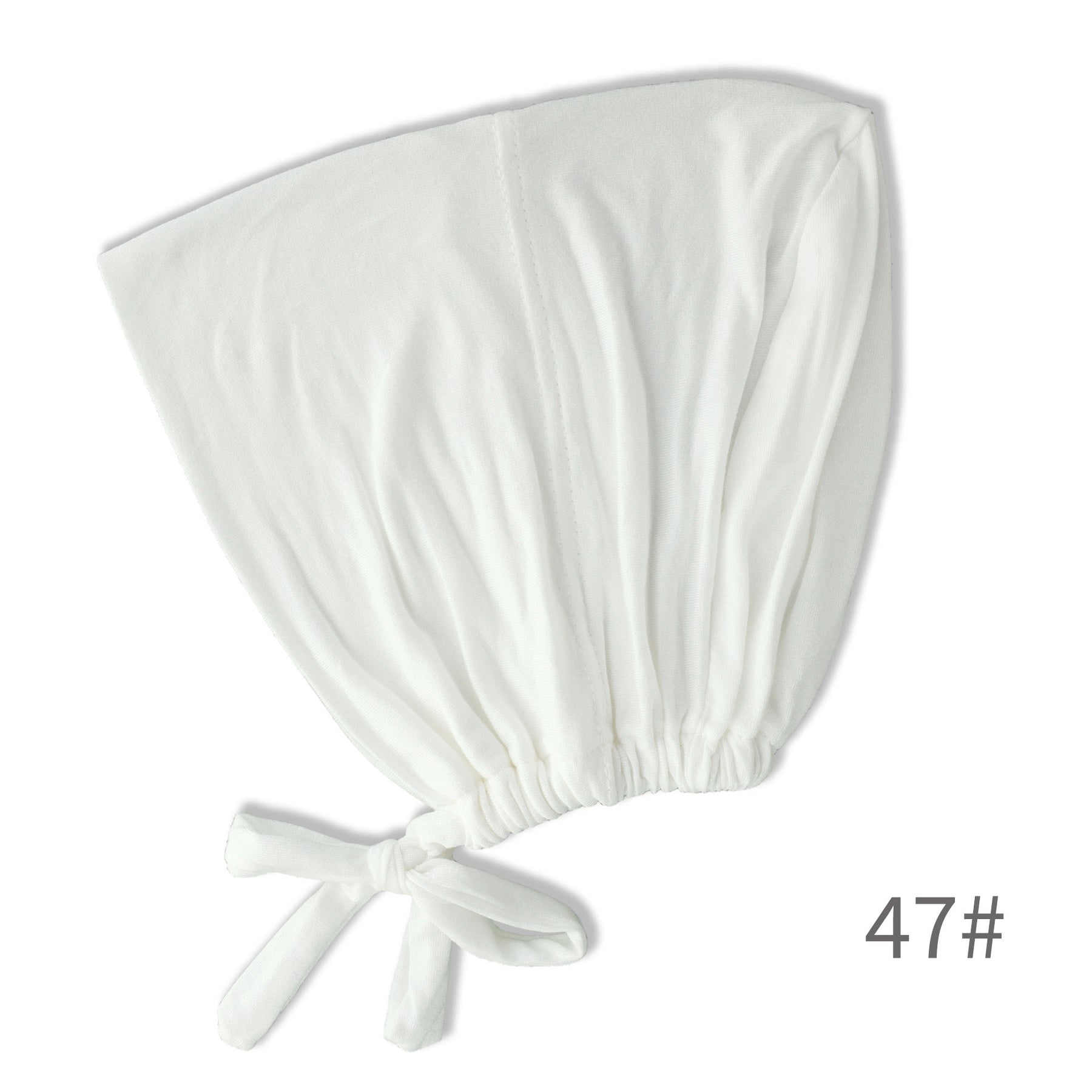 BD-01 Adjustable mercerized cotton jersey strap Muslim hat bottom cap