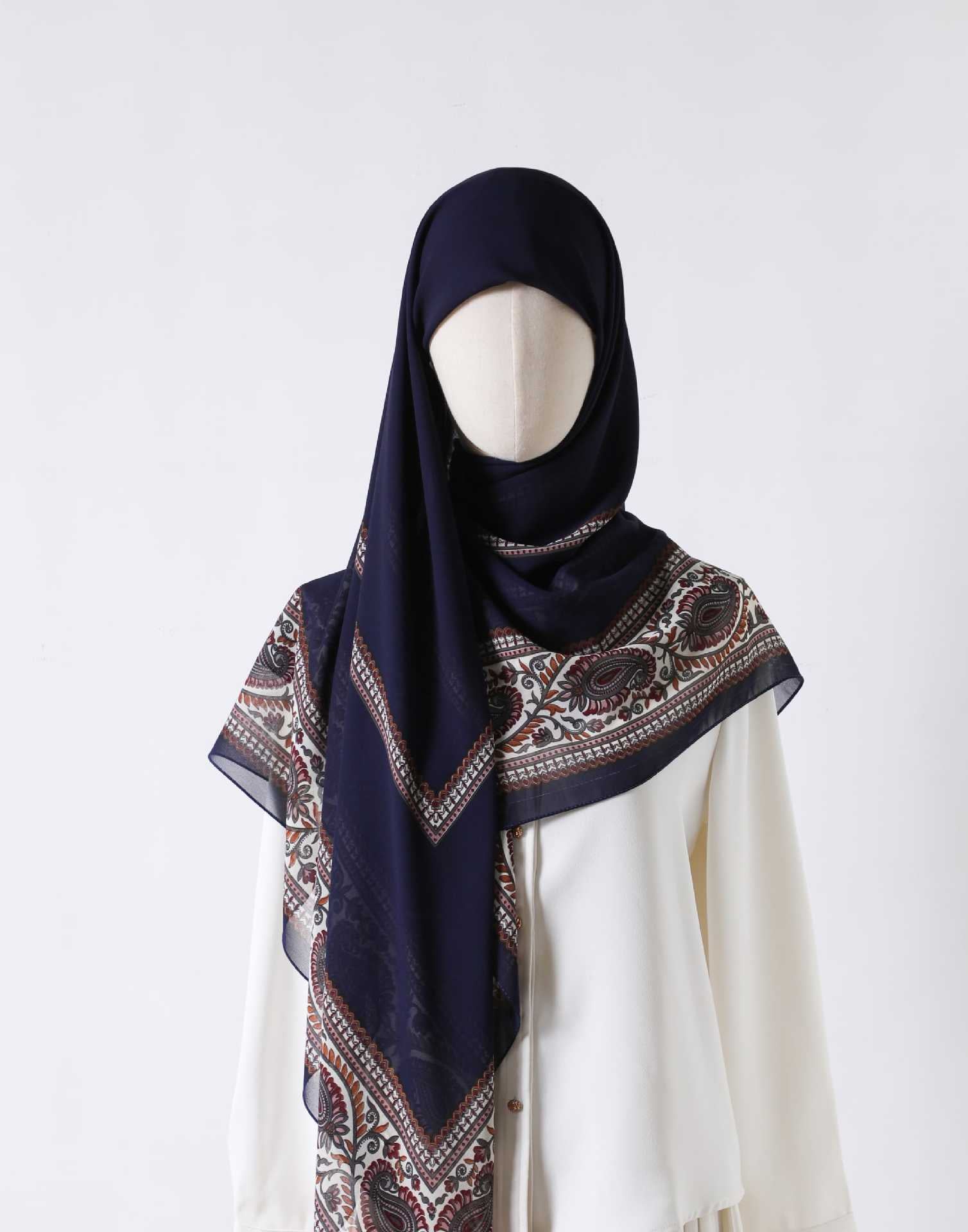 130 crystal chiffon 01 130*130cm Chiffon Scarf Silk Printed Sunscreen Scarf