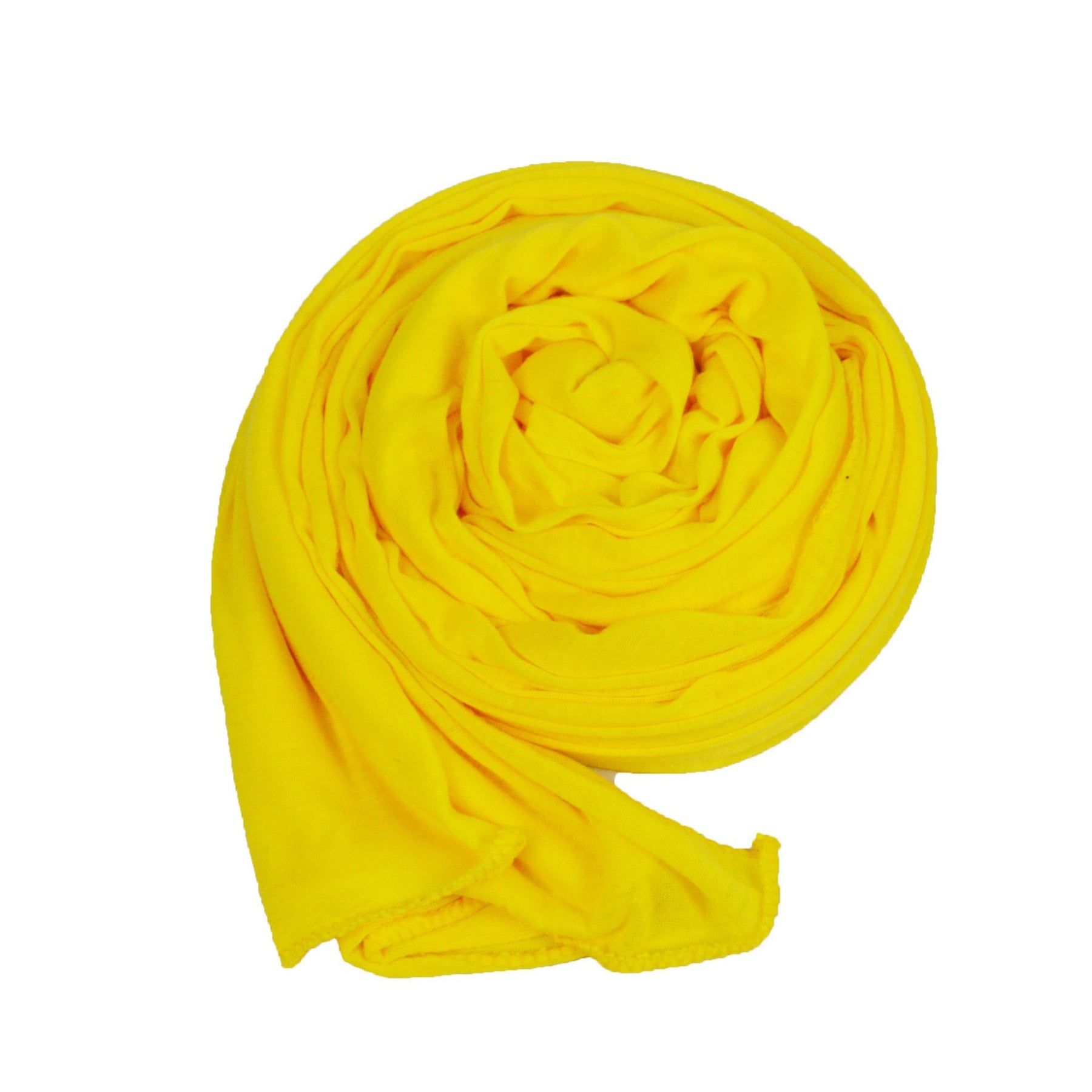 YS007 Gorro con bufanda de color liso modal