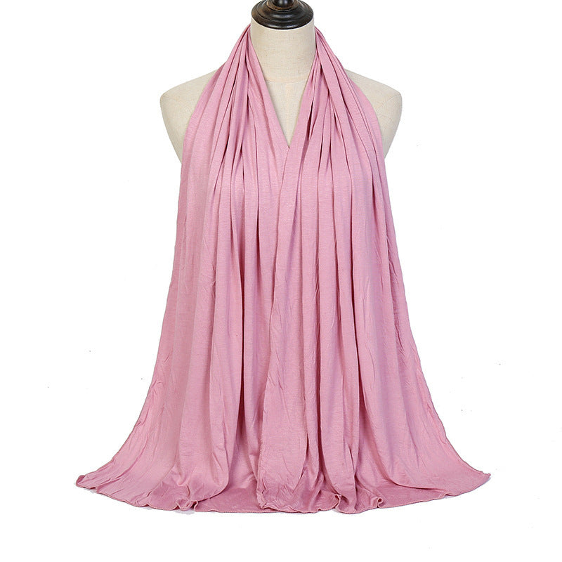 YW125 Modal solid color long scarf