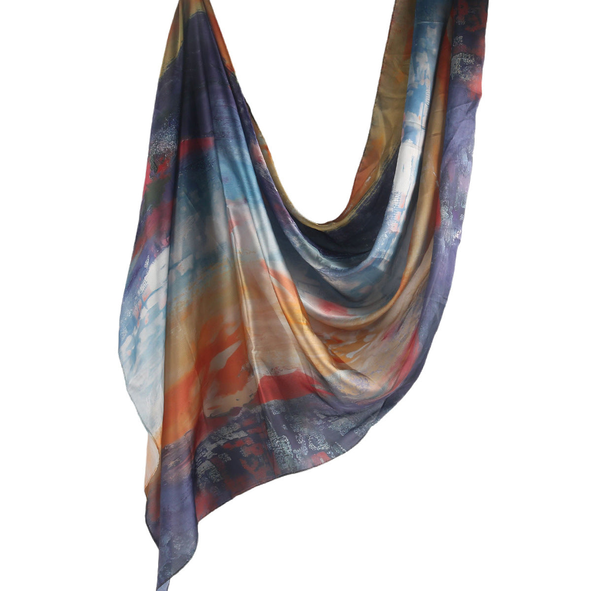 WJ003 Silk printed hijab