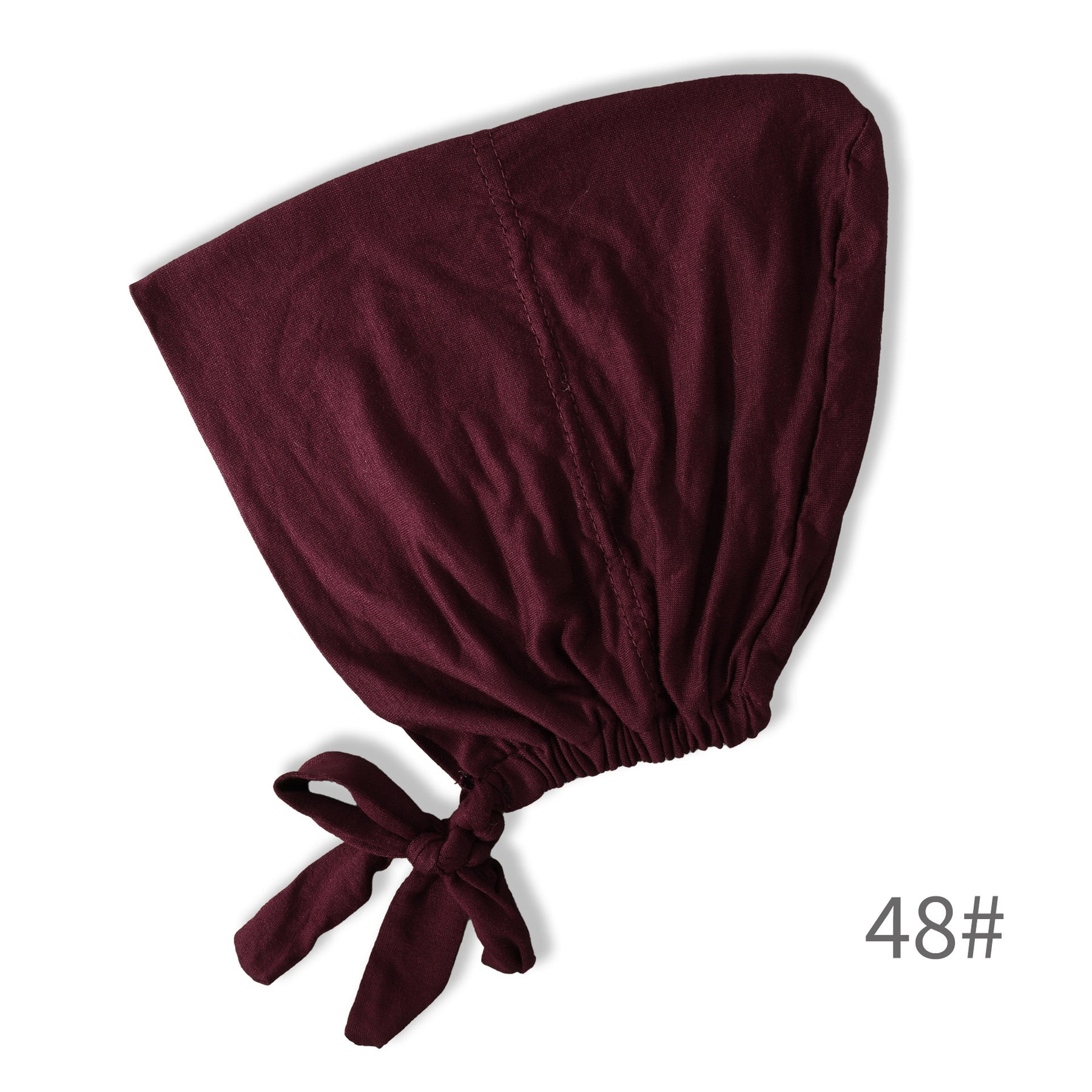 BD-01 Adjustable mercerized cotton jersey strap Muslim hat bottom cap