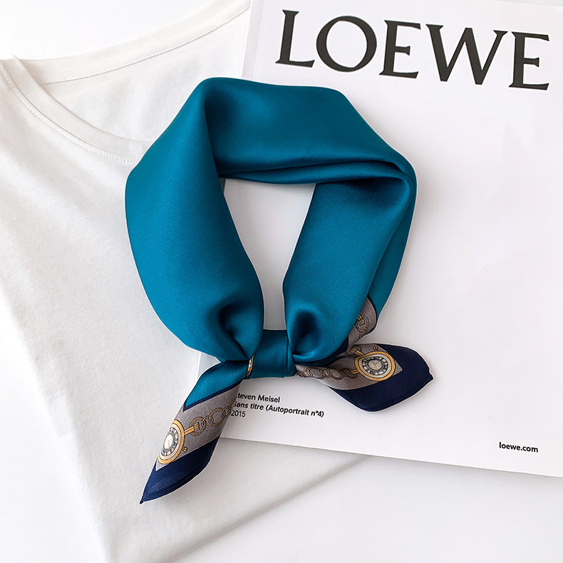 53 Silk Square Scarf 53*53cm Printed ribbon scarf