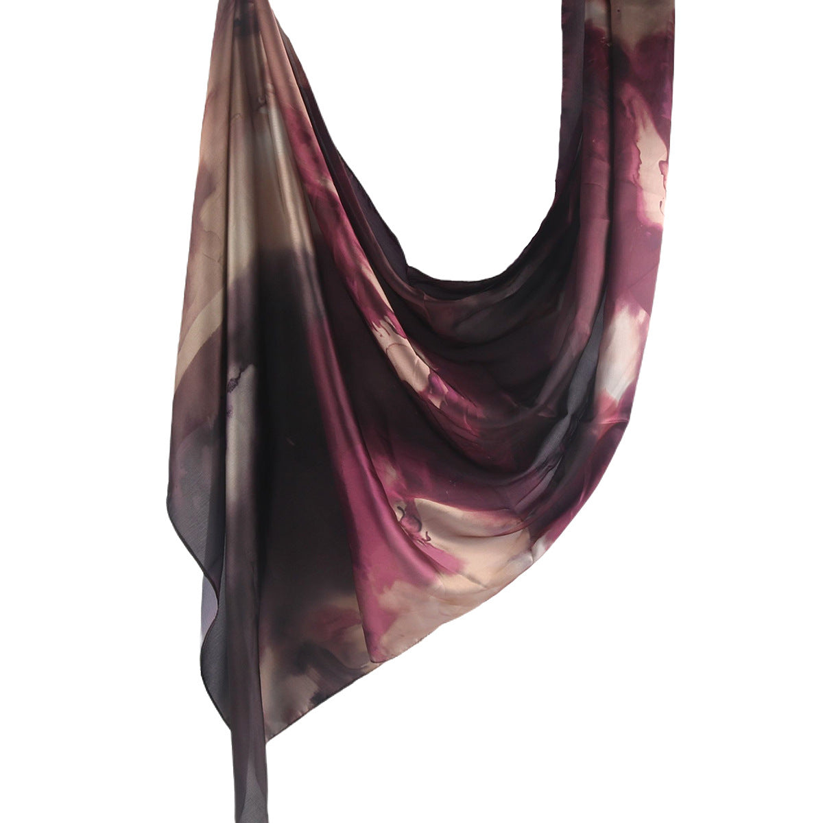 WJ003 Silk printed hijab