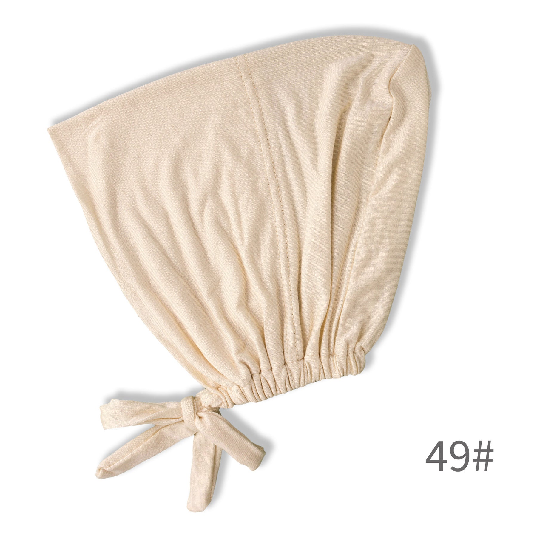 BD-01 Adjustable mercerized cotton jersey strap Muslim hat bottom cap