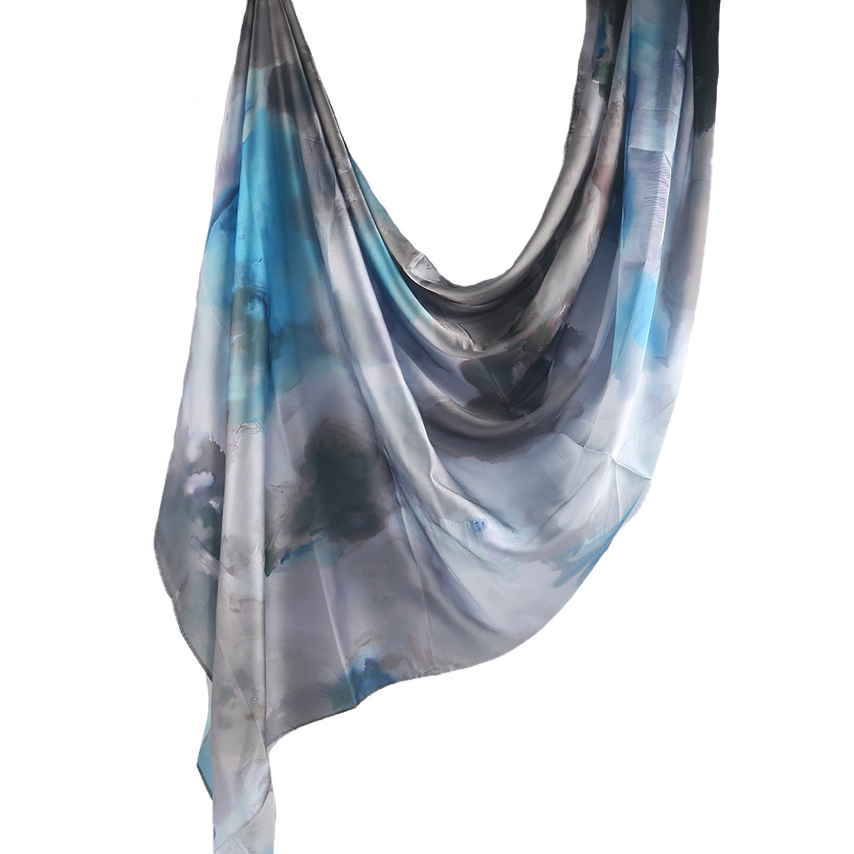 WJ003 Silk printed hijab