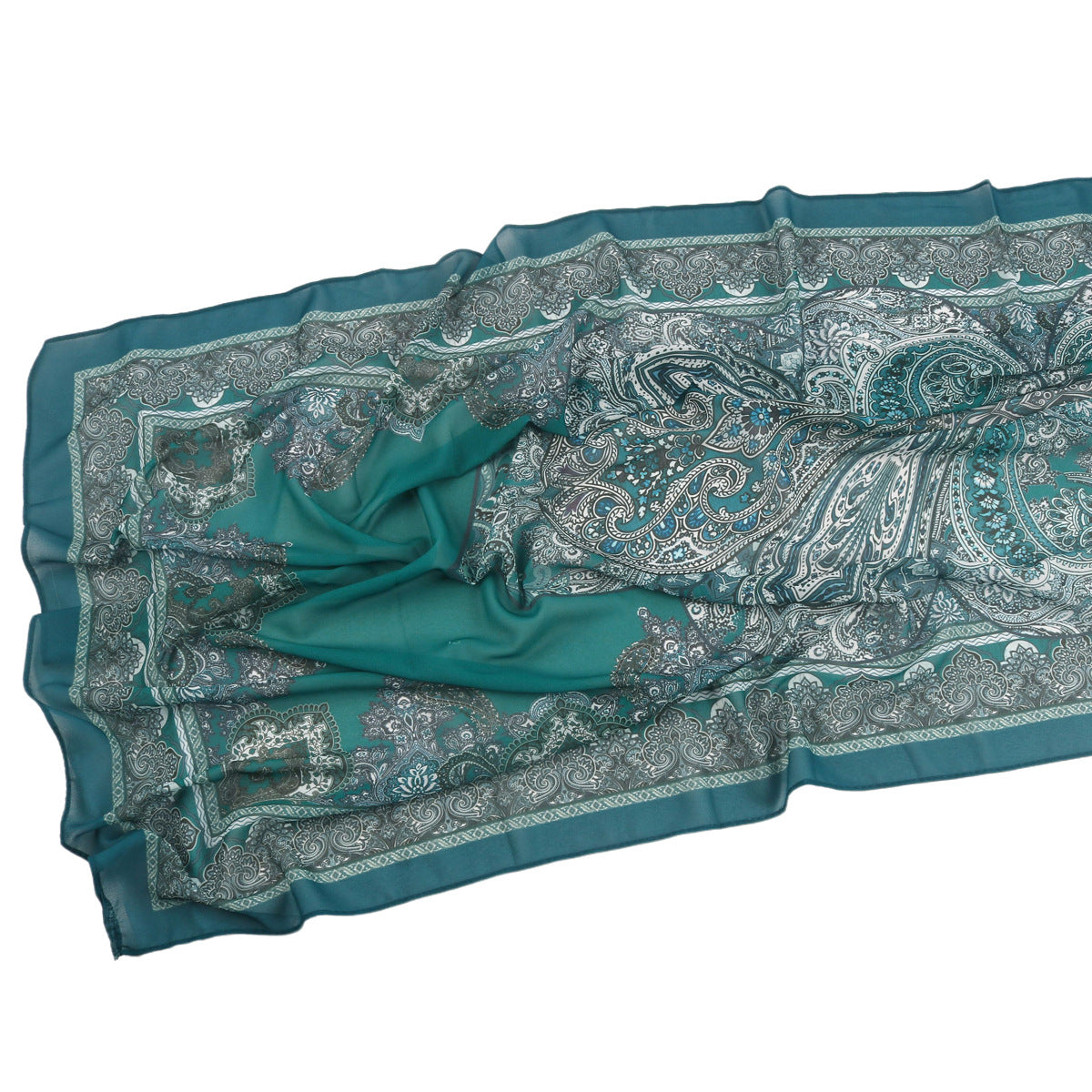 wj054 Printed breathable soft hijab