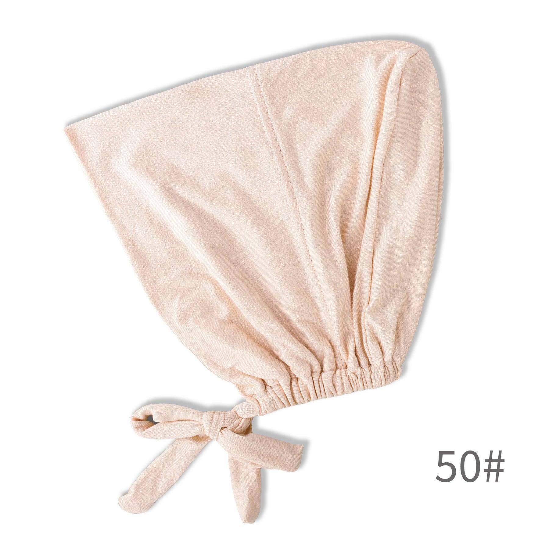 BD-01 Adjustable mercerized cotton jersey strap Muslim hat bottom cap