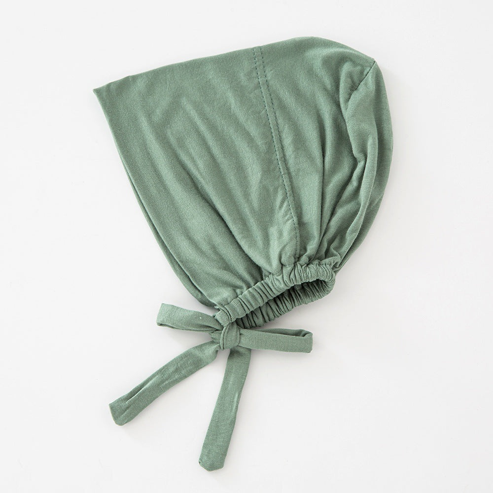 WJA351 Modal elastic adjustable solid color small hat cap - MinYang Fashion Apparel Accessory Manufacturer