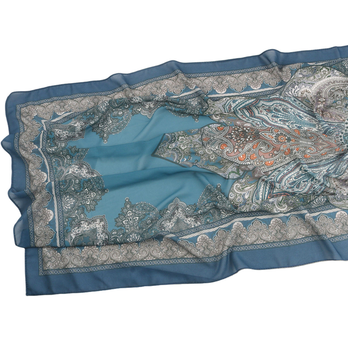 wj054 Printed breathable soft hijab
