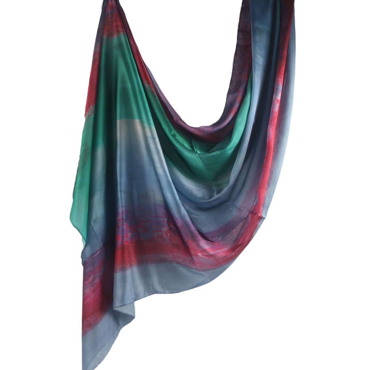 WJ003 Silk printed hijab