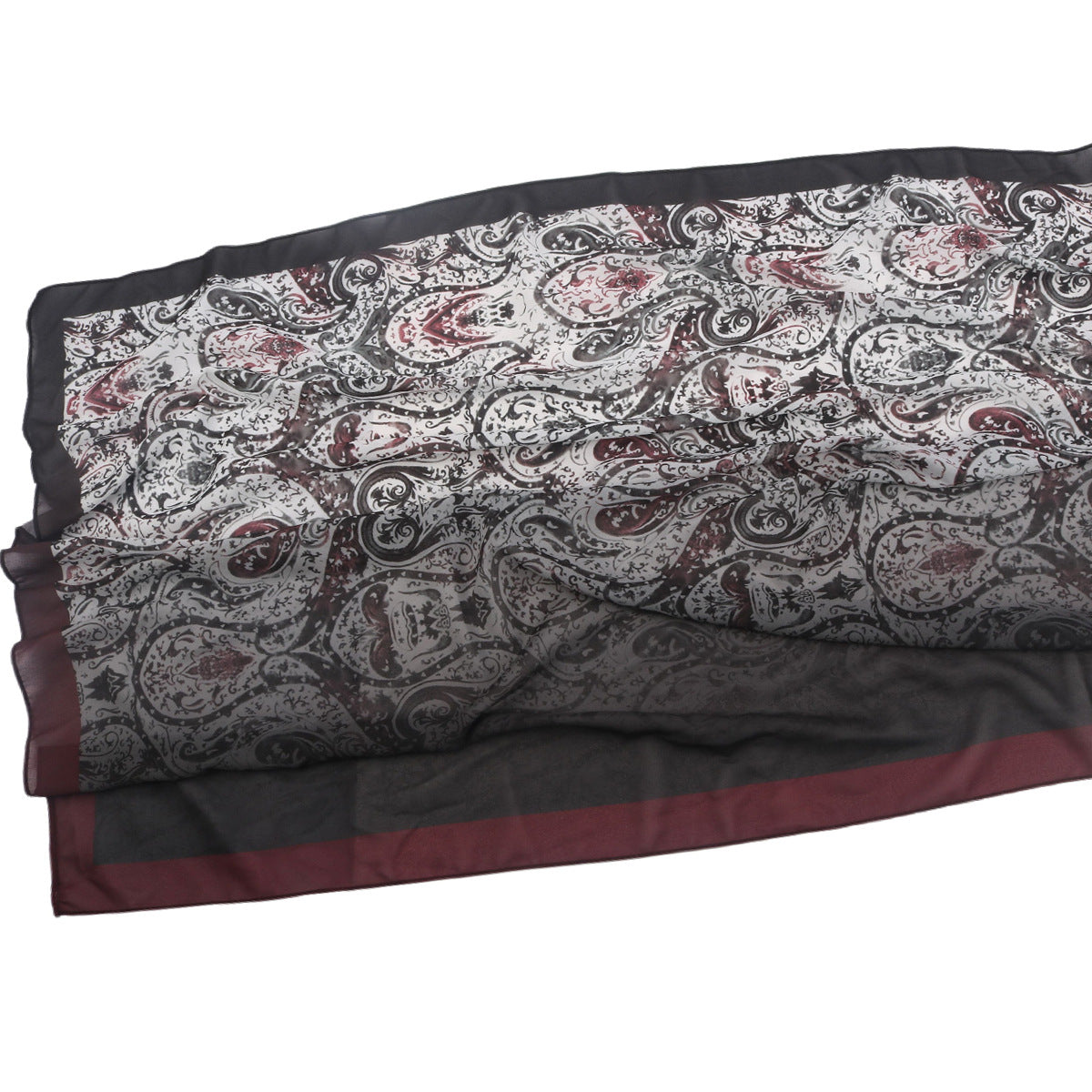 wj054 Printed breathable soft hijab