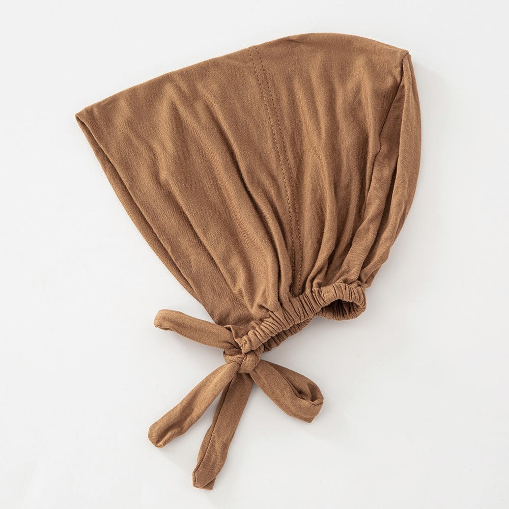 WJA351 Modal elastic adjustable solid color small hat cap - MinYang Fashion Apparel Accessory Manufacturer