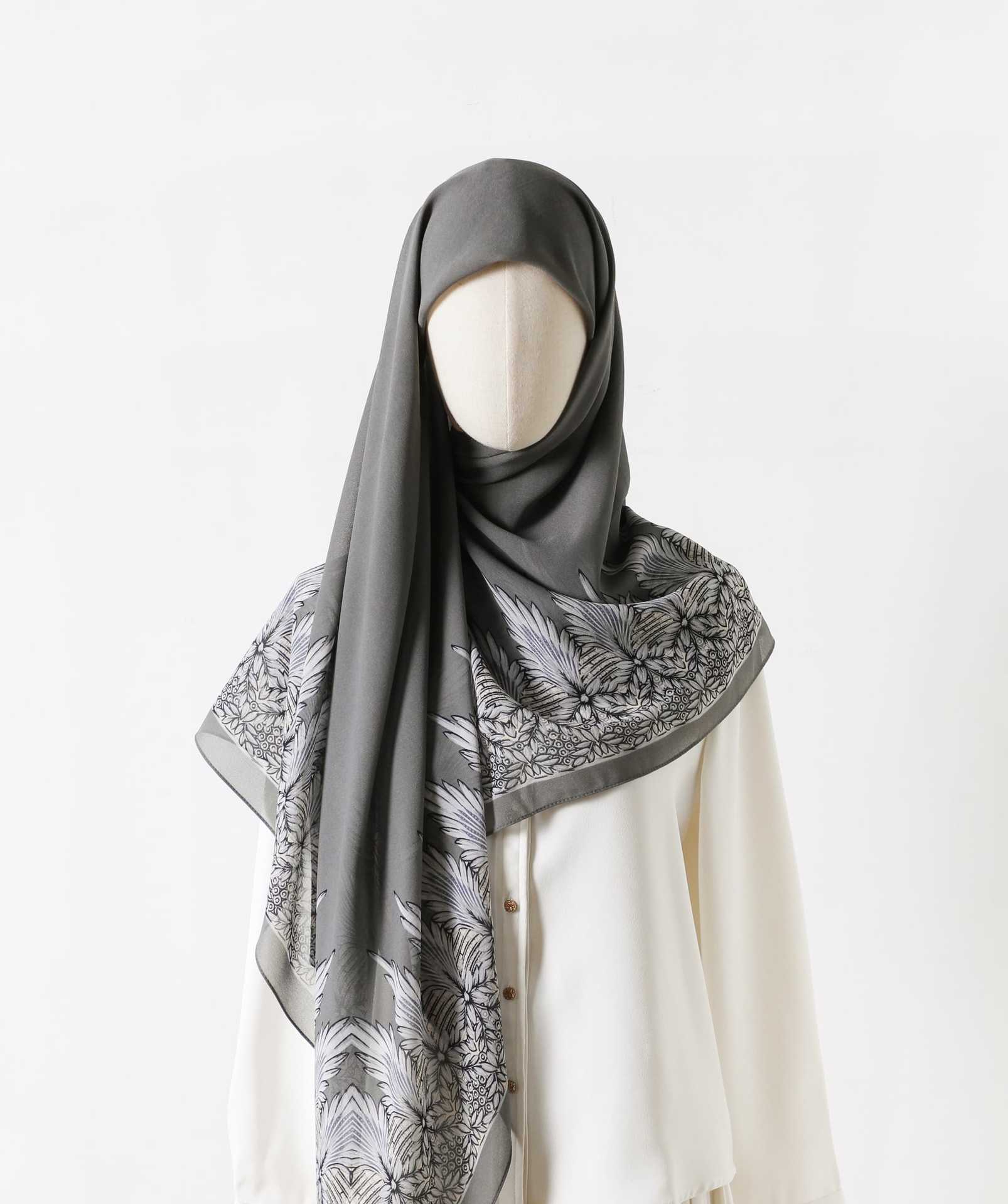 130 crystal chiffon 01 130*130cm Chiffon Scarf Silk Printed Sunscreen Scarf