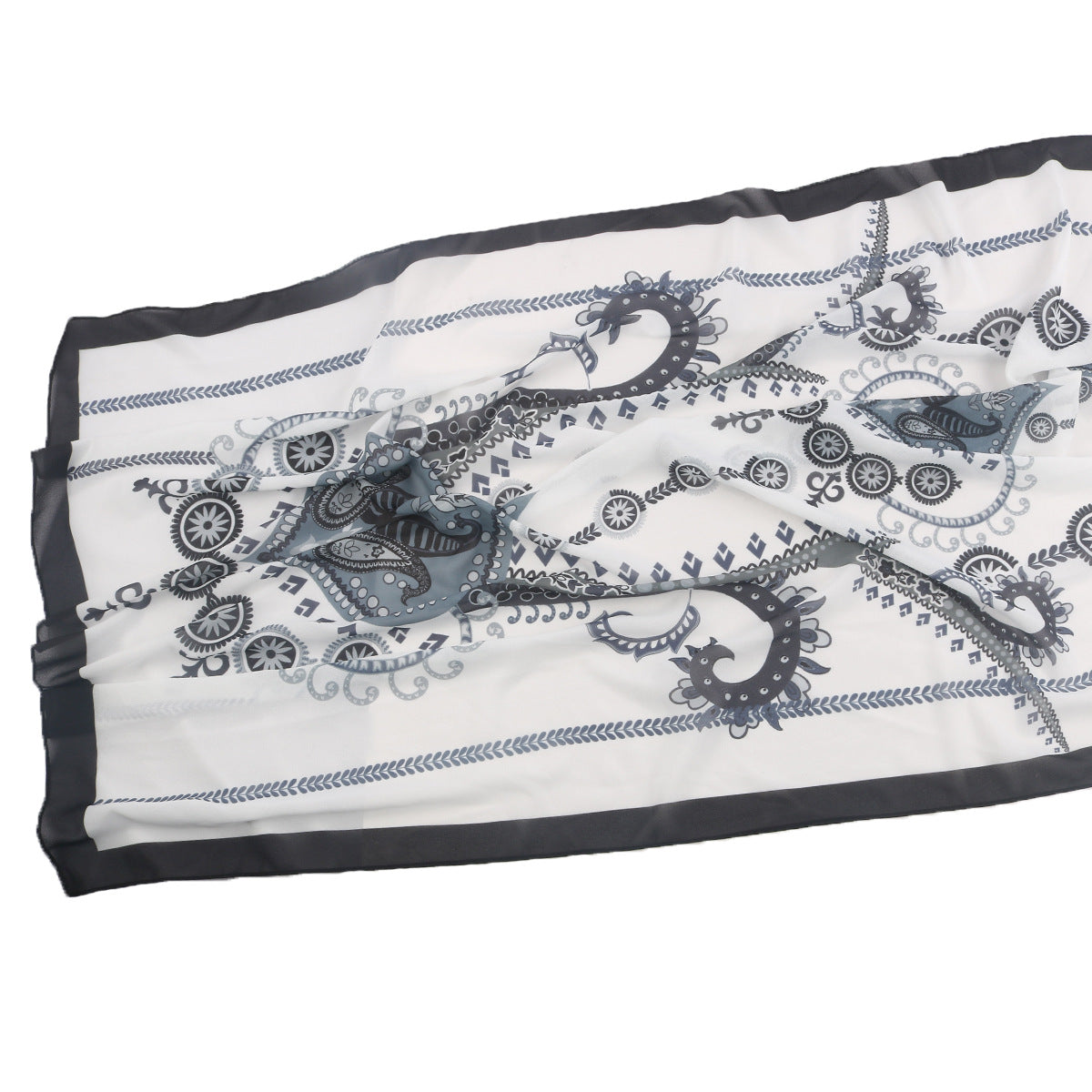 wj054 Printed breathable soft hijab