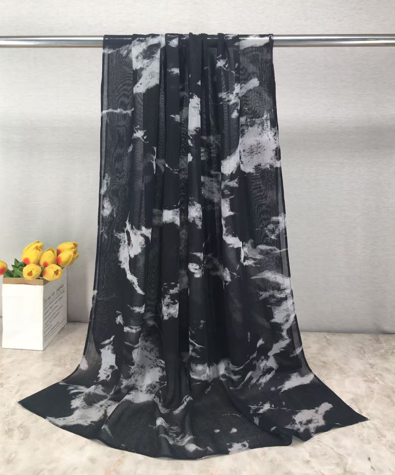 MYE001 Watercolor Modal Cotton Digital Print Scarf