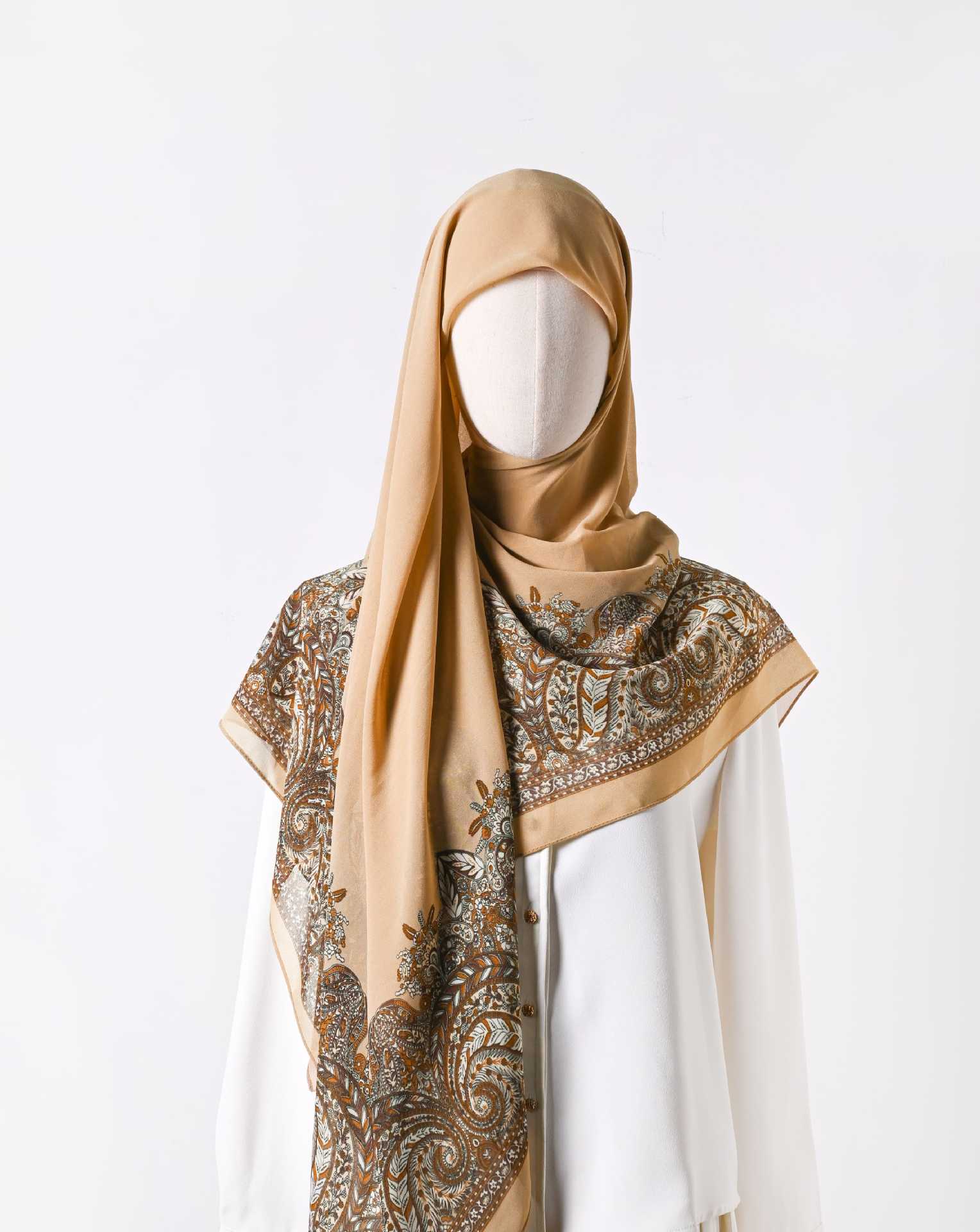 130 crystal chiffon 01 130*130cm Chiffon Scarf Silk Printed Sunscreen Scarf