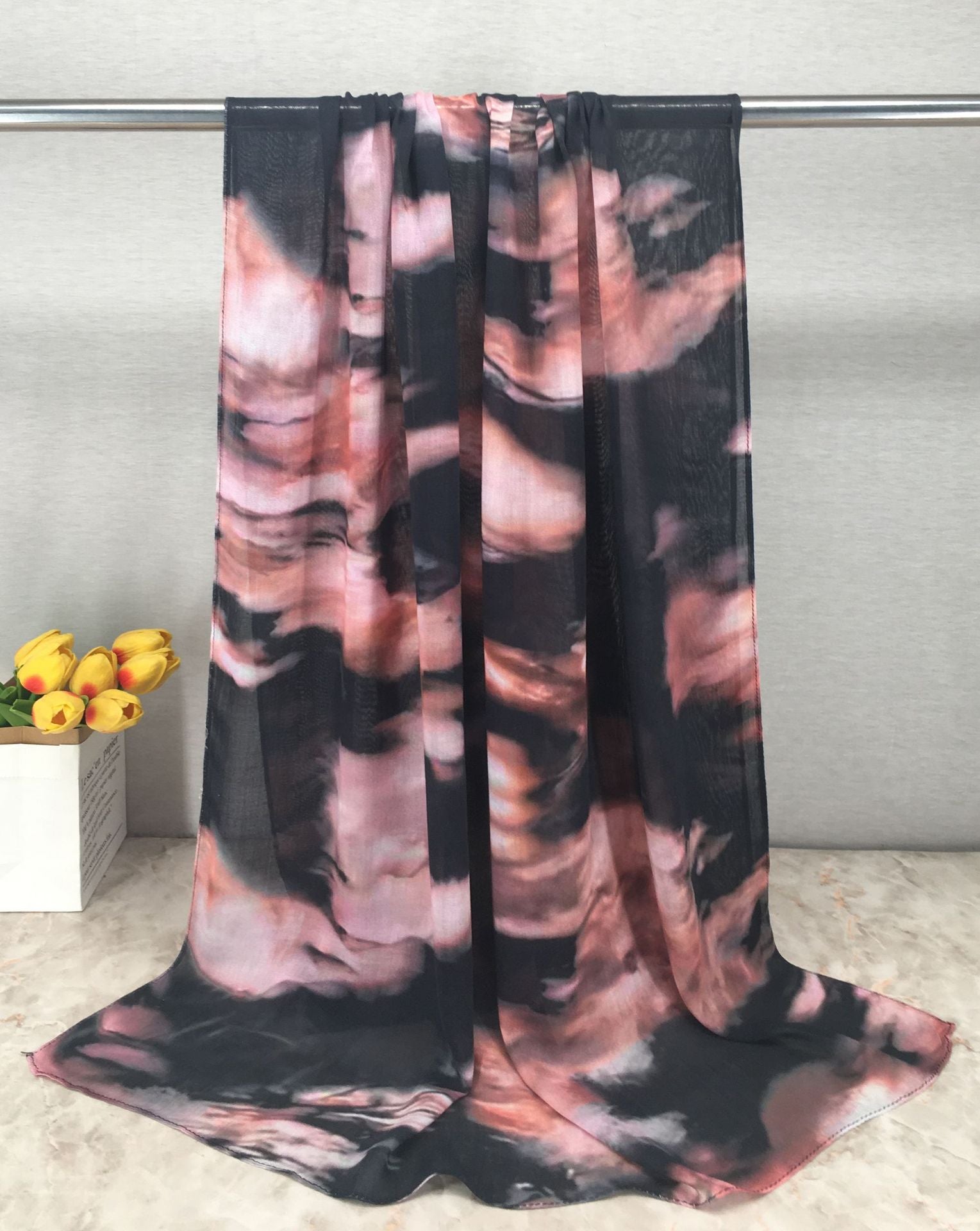 MYE001 Watercolor Modal Cotton Digital Print Scarf
