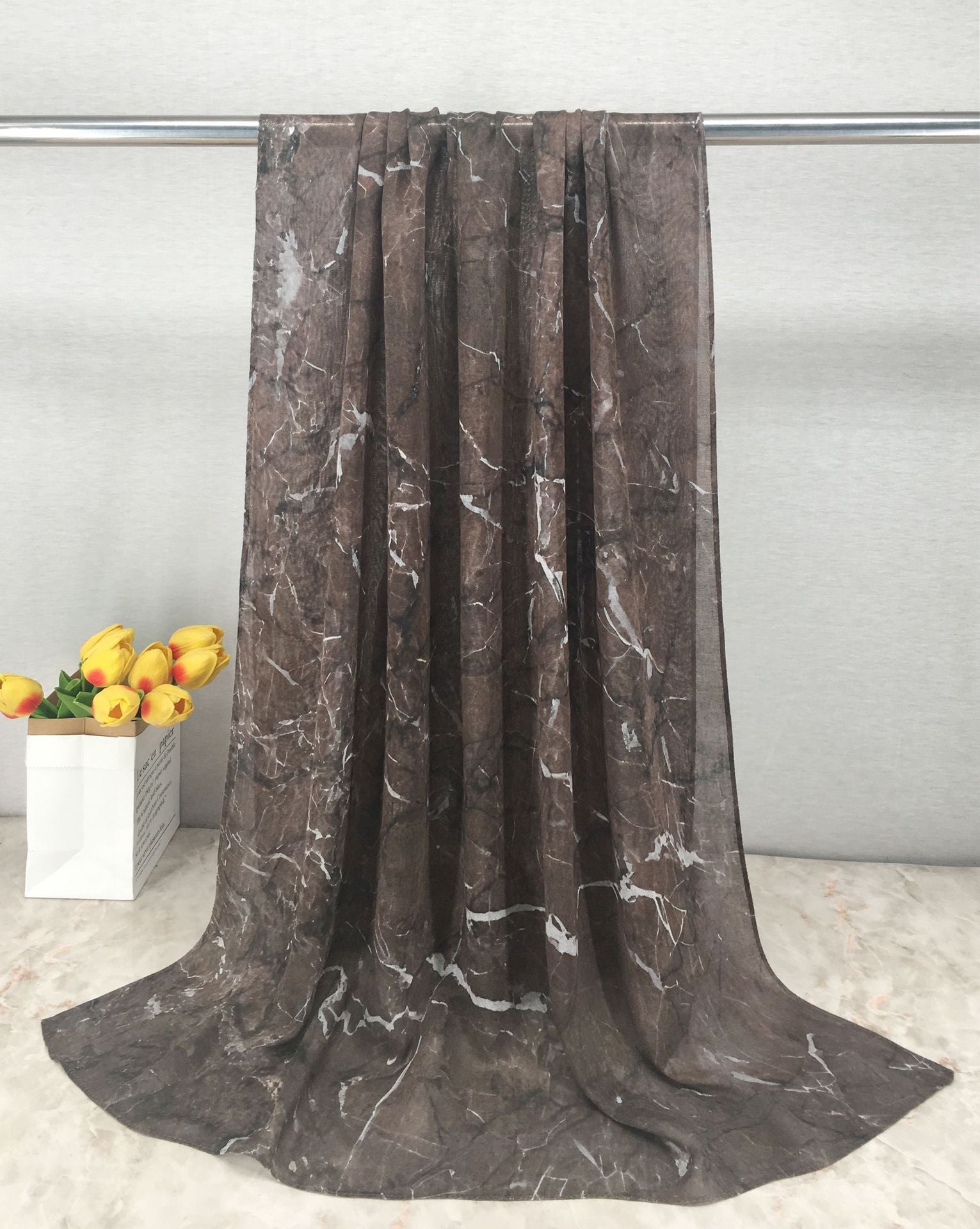 MYE001 Watercolor Modal Cotton Digital Print Scarf
