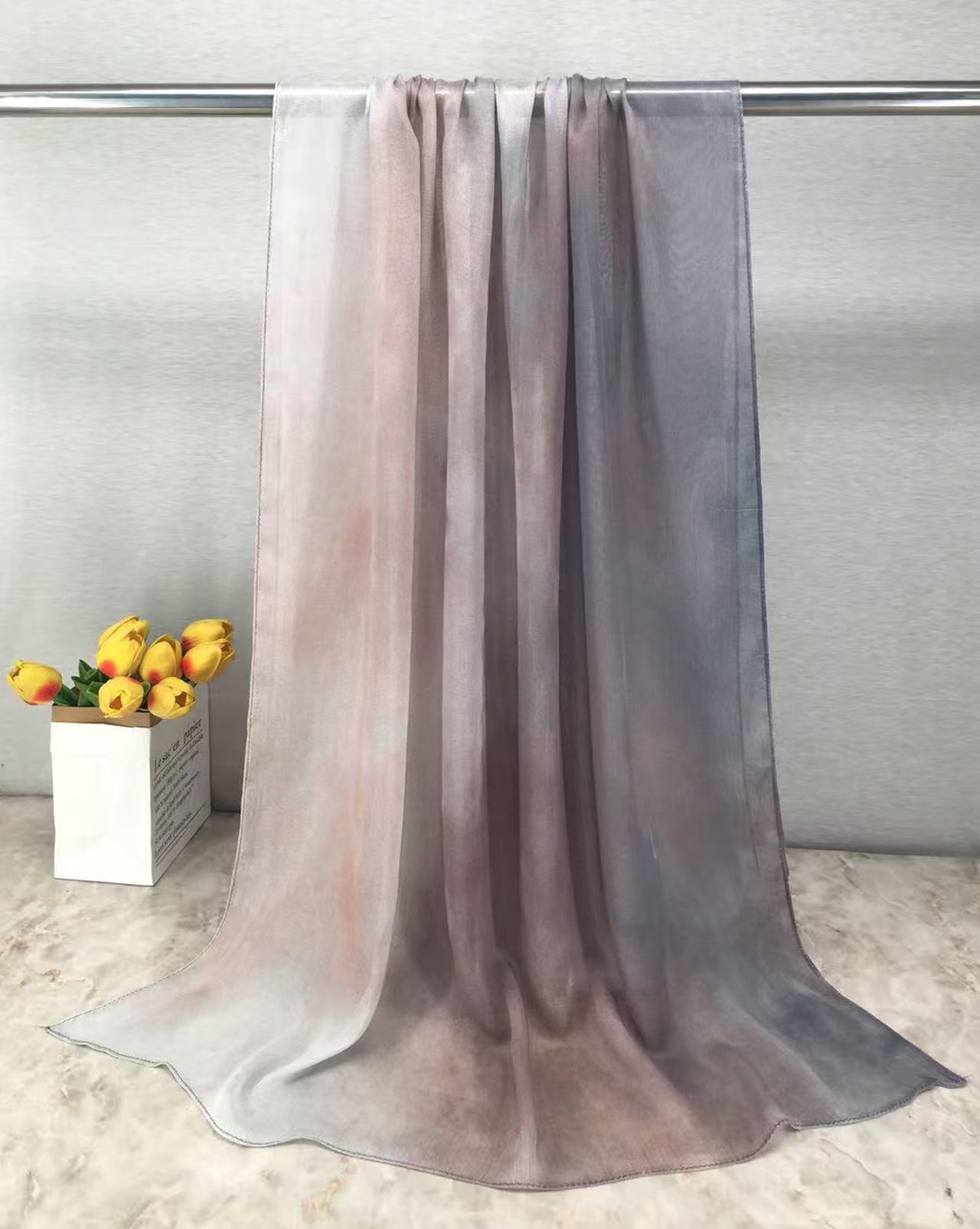 MYE001 Watercolor Modal Cotton Digital Print Scarf