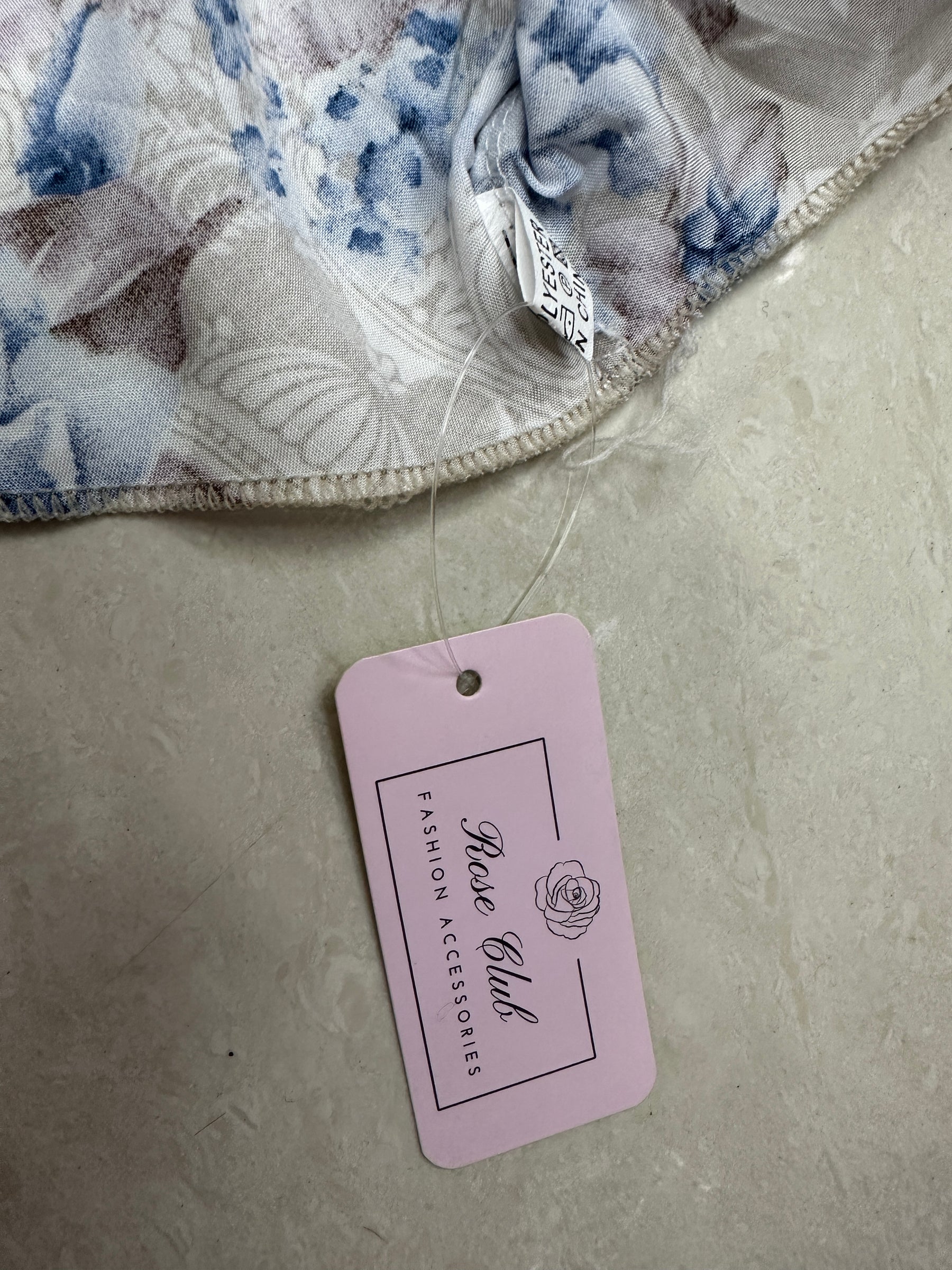 002 Custom label opp bag sewing label paper tag make your own hijab - MOQ:500 - MinYang Fashion Apparel Accessory Manufacturer