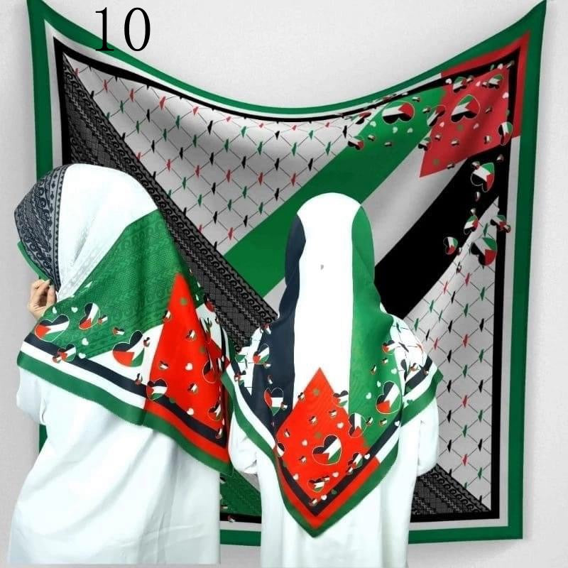 BDMY08 Kuffiyeh cuadrado estampado palestino