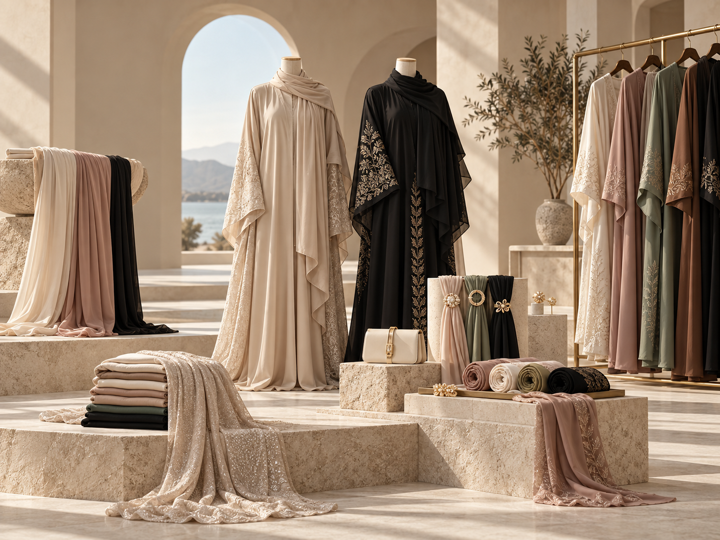 MinYang Manufacturer hijab abaya and accessories showroom