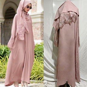 M189-4 Four-color Middle East foreign trade cross-border women's clothing Muslim women's robes Malay Indonesian dress with headscarf