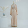 Apricot cardigan + LR593 inner wear + HJ915 headscarf