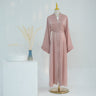 Lotus color cardigan + headscarf