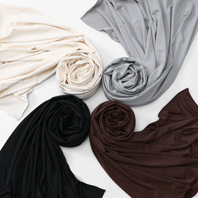 YW519  Summer Autumn Plain Mercerized Cotton Sun Protection Hijab