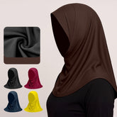 GT002 Solid color high elastic hijab cap