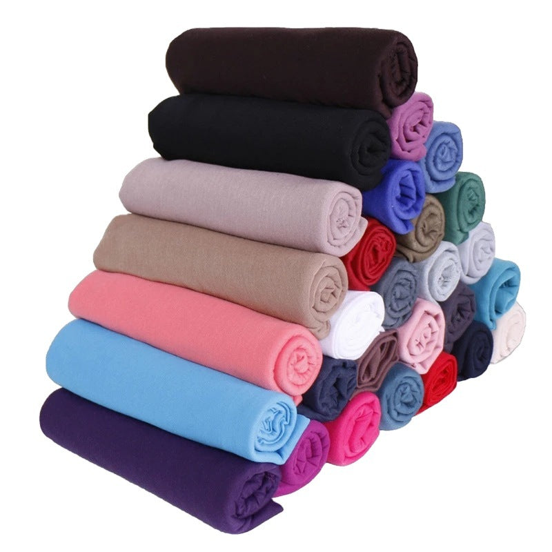 BS82 plain cotton modal jersey hijab scarf   180G