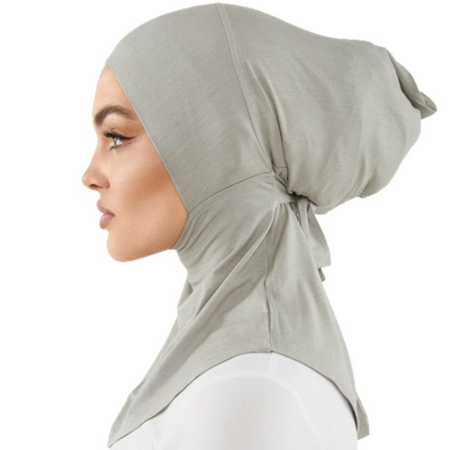 HX001  Plain Bamboo Fiber Jersey Knit Adjustable Pull-On Cap