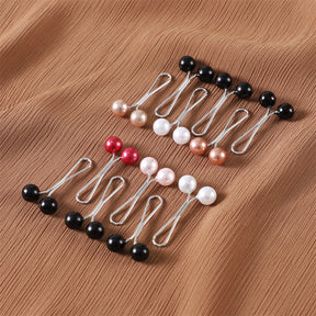 SP5-SP8 Hijab pin scarf clip jewelry neck clip pearl scarf decoration U-shaped clip scarf buckle anti-exposure brooch pin hijab  hijab pins  Pins