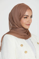 HY006  70X180CM 35COLRO  Thin Single Needle Modal hijab  +  jersery Knitted Hat cap