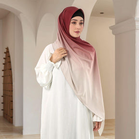 JBWJ001 Watercolor Printed Cloud-Soft Stretch Hijab