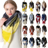 JH-FJDGZ 140*140 lattice winter square scarf