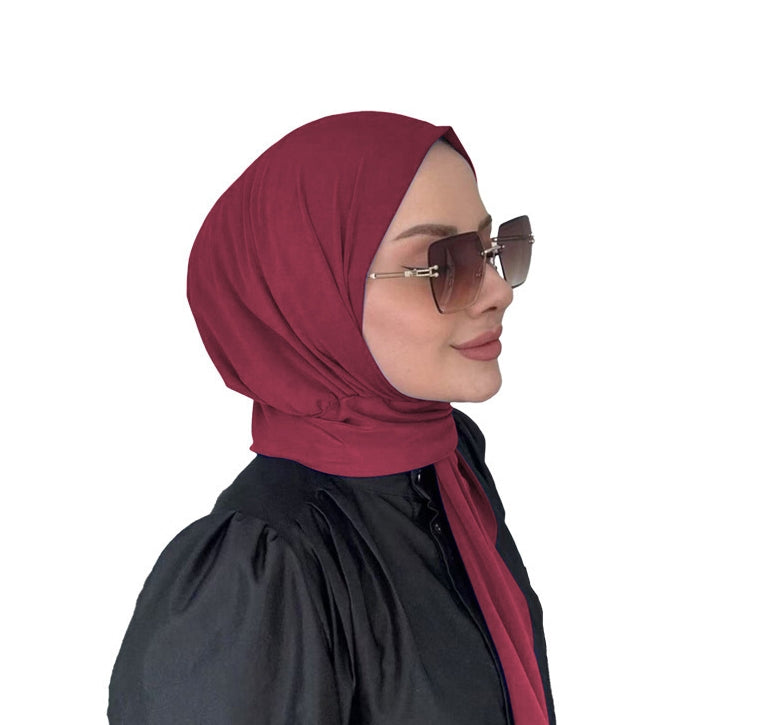 2026.4.21-1  Plain Skin-Friendly Polyester Hijab