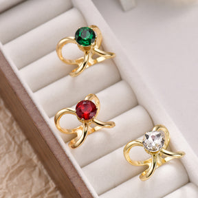 DD0009  Glass Crystal Bow Alloy Scarf Buckle