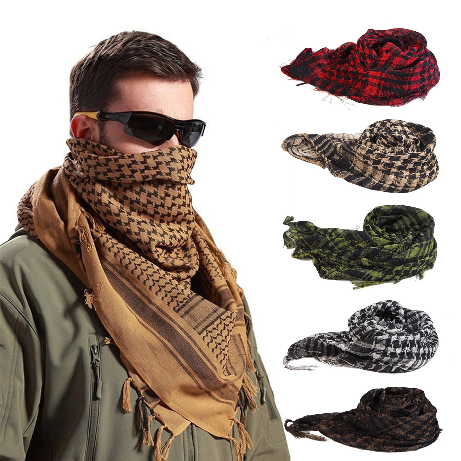 XA002 100*100cm Tactical multifunctional scarf