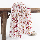 FH23-5413 floral printed winter scarf