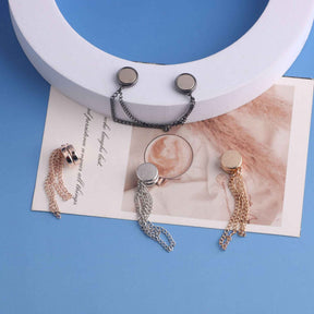 DJ002  Flat Round Strong Magnet + Chain Magnetic Clasp