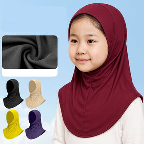 GT001  Sunshade thin ice silk children's hood cap