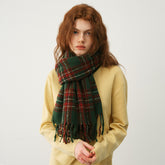 TLQHZZ-123 plaid stripe winter scarf